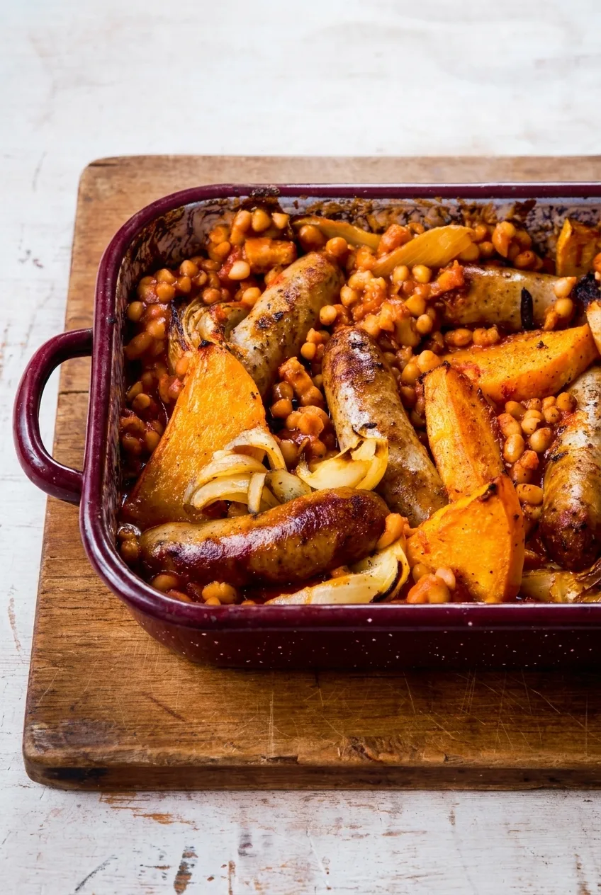 Hairy Bikers Sausage and Bean Casserole