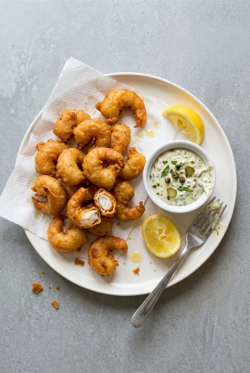 Hairy Bikers Beer Battered Scampi Recipe
