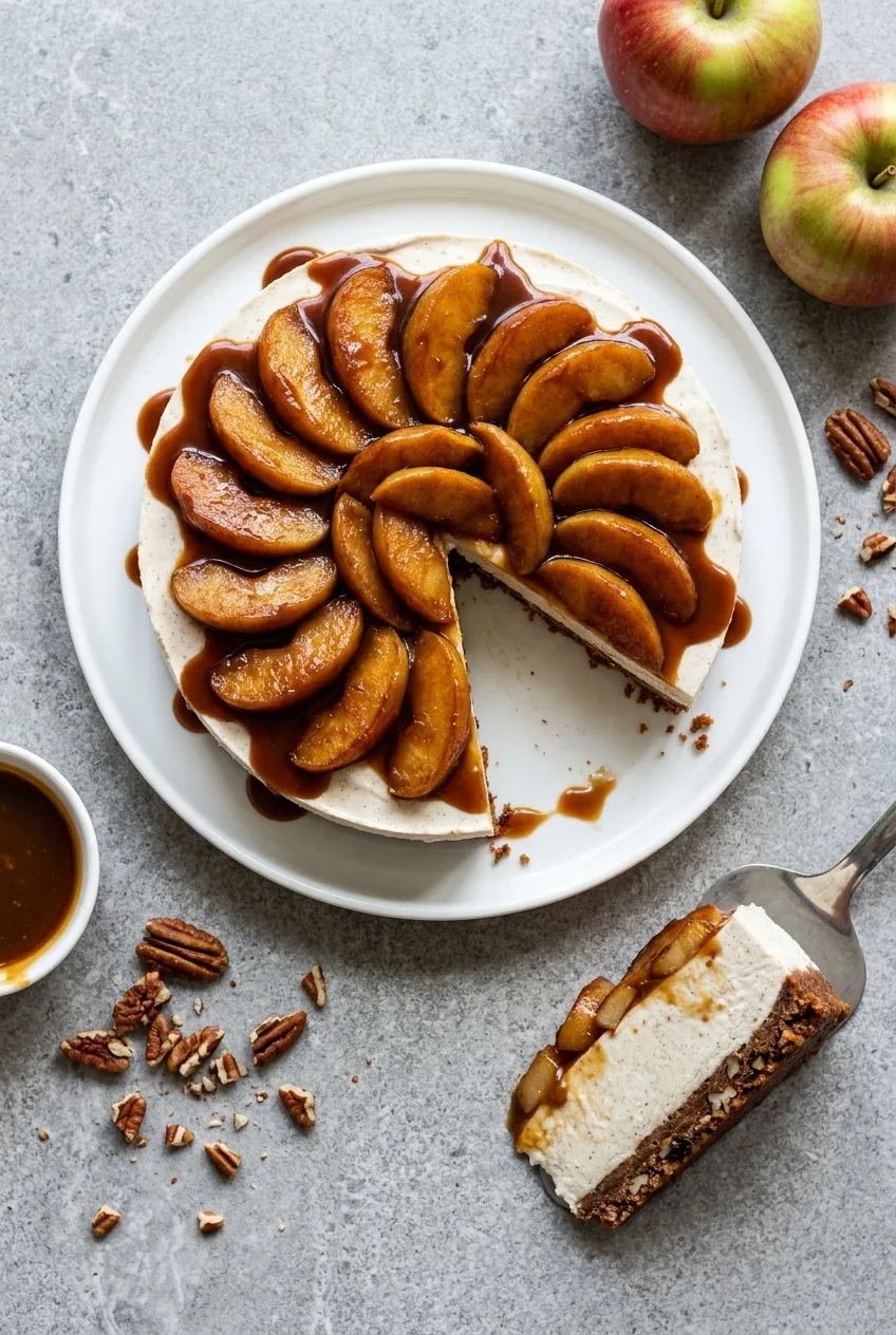 Hairy Bikers Caramelised Apple Cheesecake Recipe