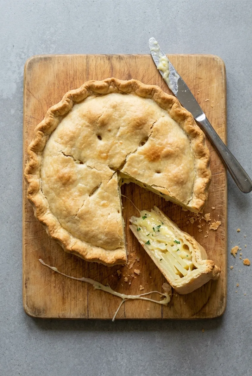 Hairy Bikers Cheese and Potato Pie Recipe