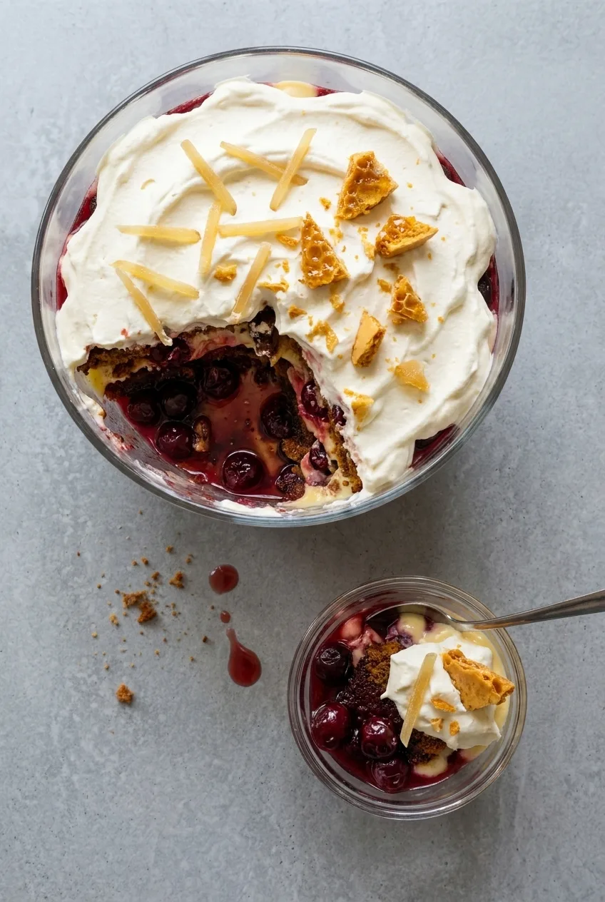 Hairy Bikers Ginger Cake Trifle
