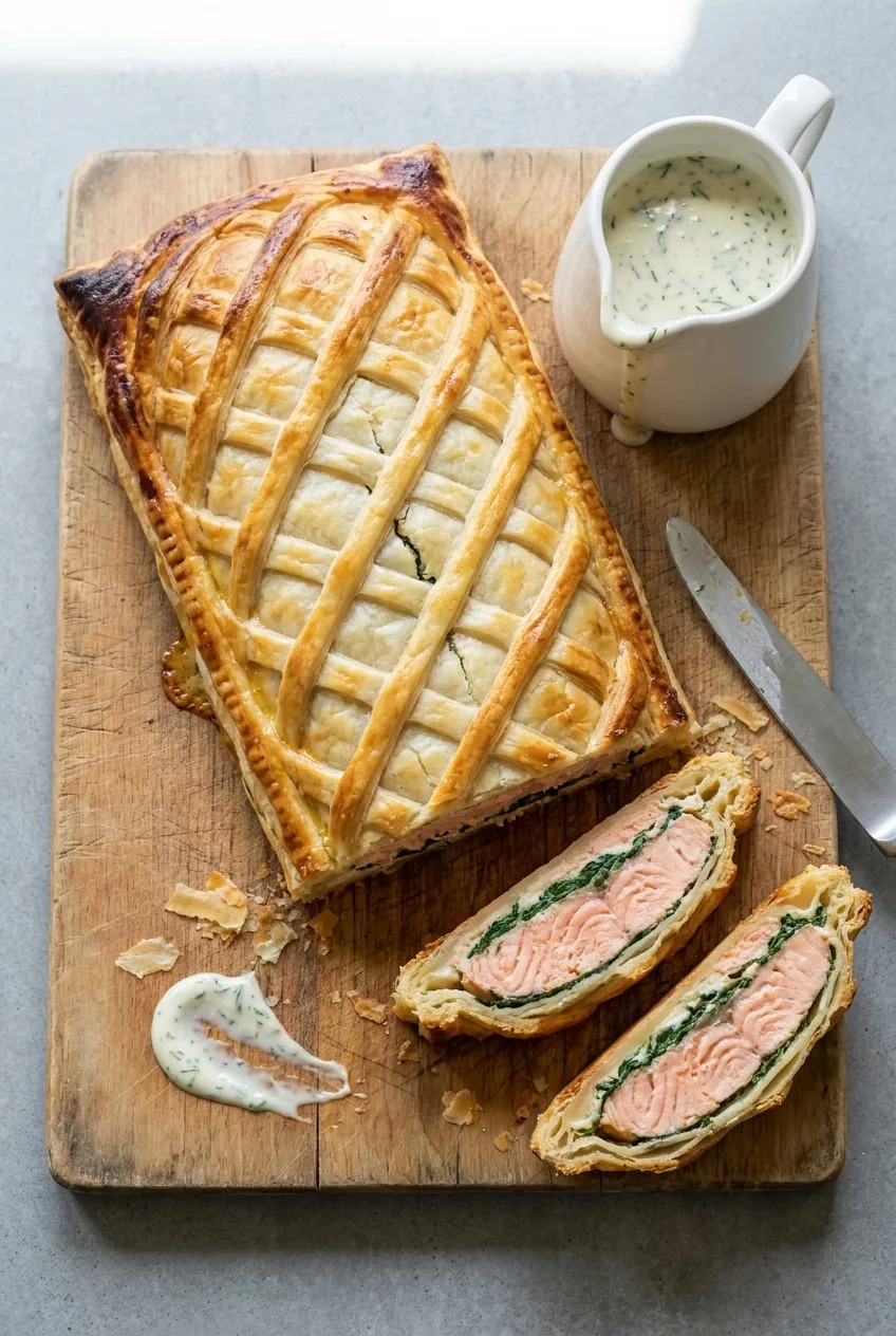 Hairy Bikers Salmon En Croute Recipe