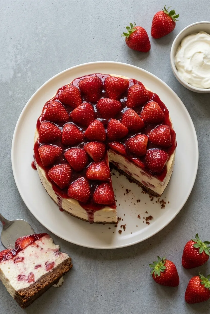 Hairy Bikers Vodka Strawberry Cheesecake Recipe