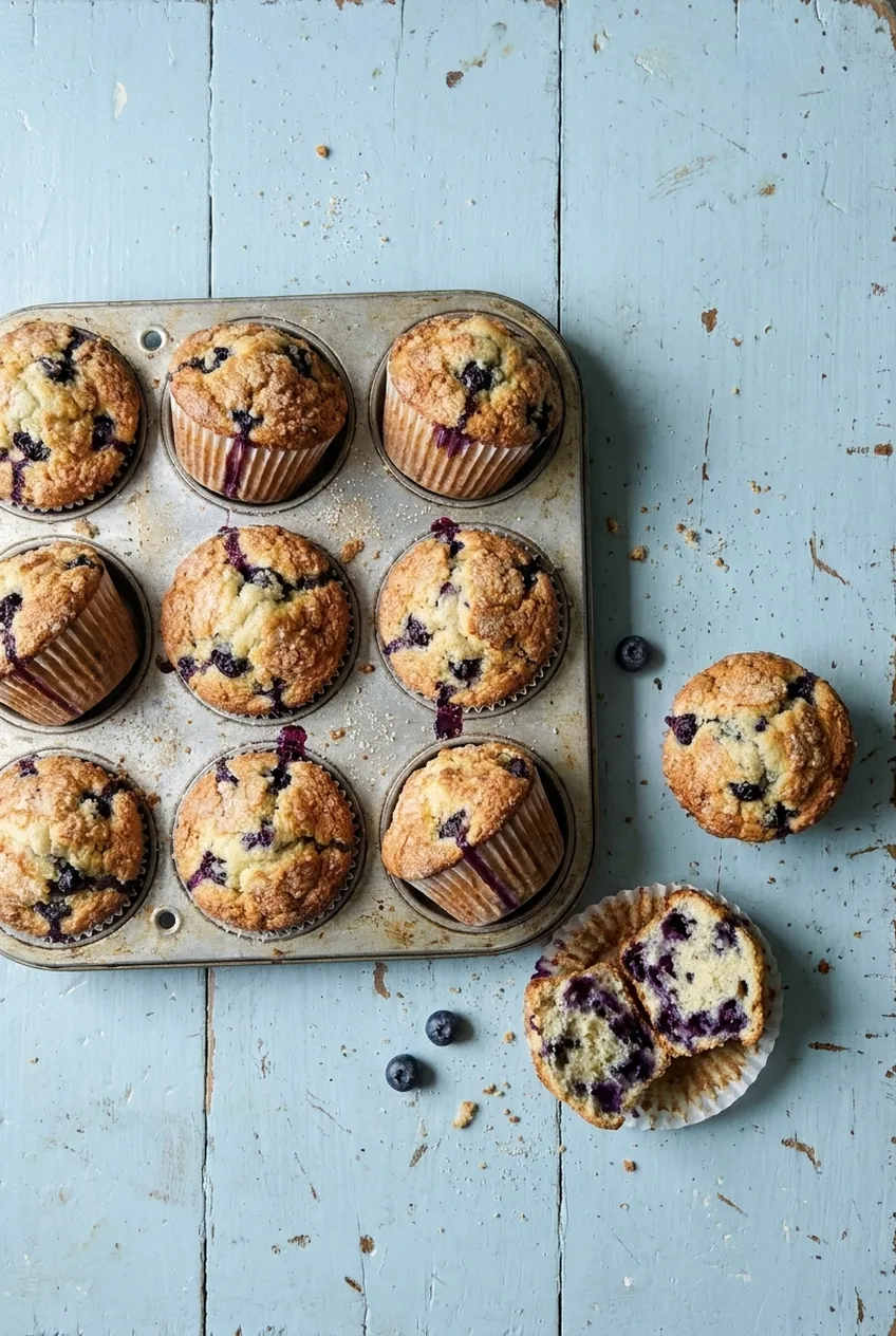 Hairy Bikers Blueberry Muffins Recipe