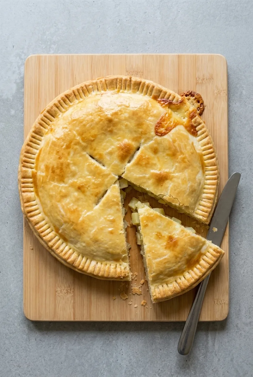 Hairy Bikers Cheese and Onion Pie