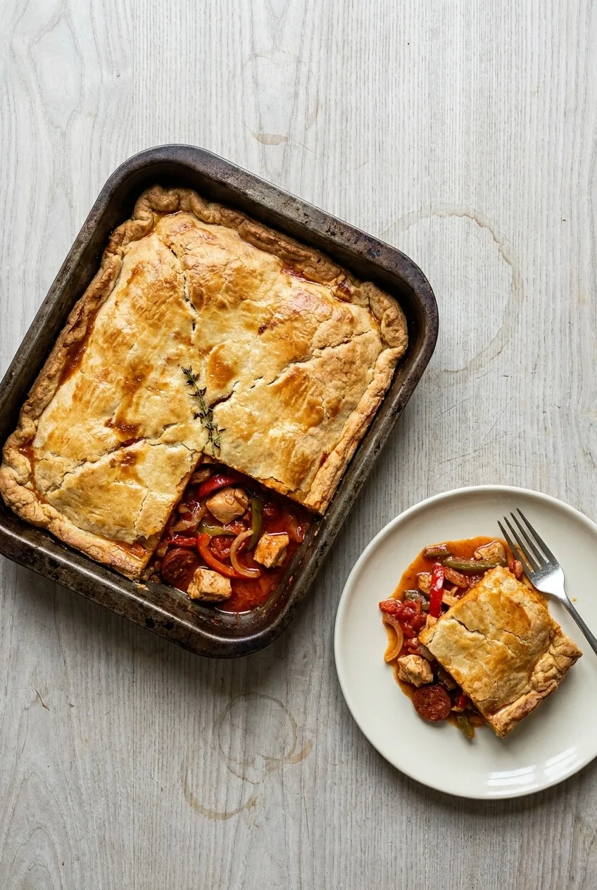 Hairy Bikers Chicken and Chorizo Pie Recipe