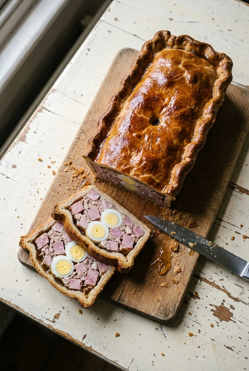 Hairy Bikers Ham and Egg Pie