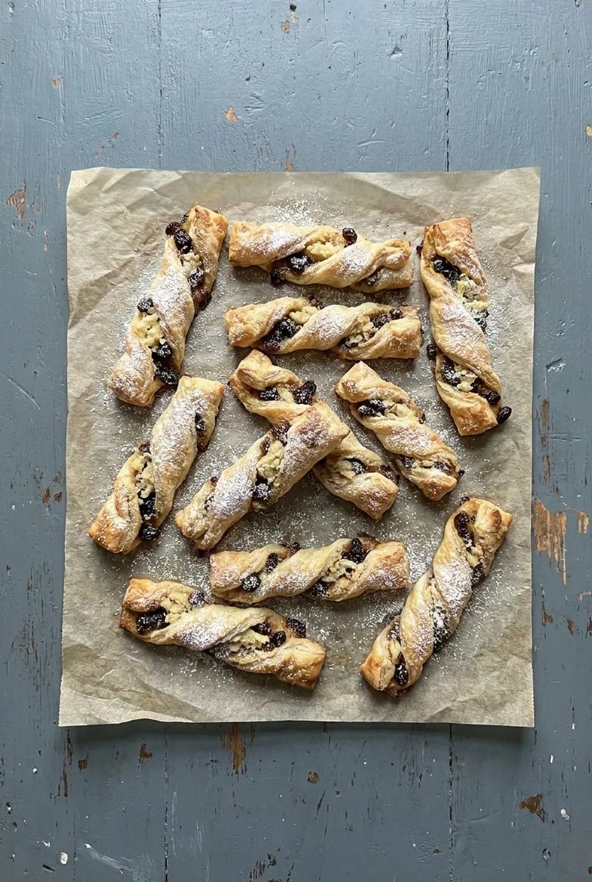 Hairy Bikers Mincemeat and Marzipan Twists