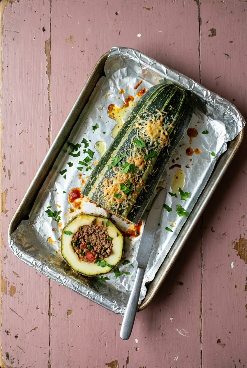 Hairy Bikers Stuffed Marrow Recipe